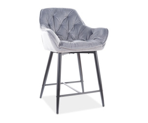 Taburete de media barra Karsten H-2 (Velvet)